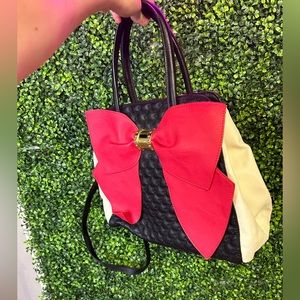 Betsy Johnson red bow purse